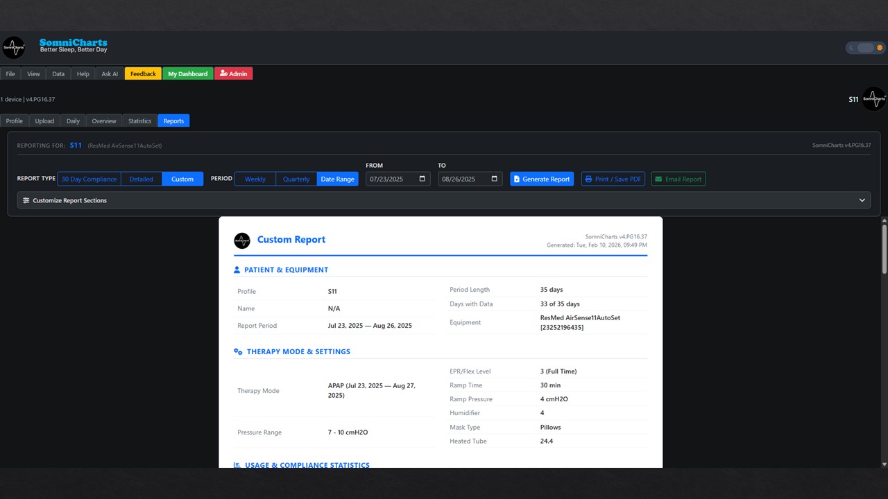 SomniView — Dark & Light Mode